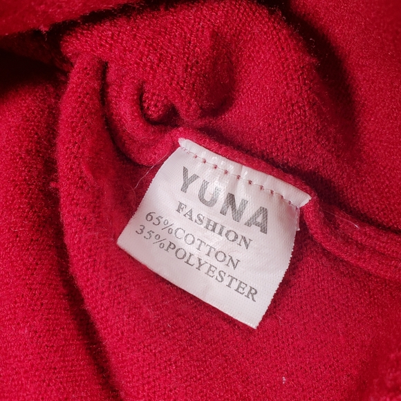 Yuna Burgundy Crew Neck Sweater - Picture 6 of 14